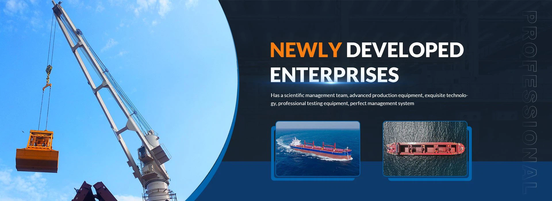 YFM: EPC for Bulk Carriers, Ship Retrofitting, Certified Marine & Offshore Cranes.