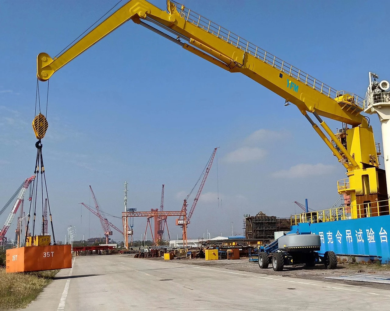 35t knuckle boom crane 35t knuckle boom crane