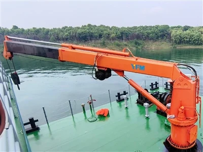 YFM---Telescopic Boom Marine Deck Crane YFM---Telescopic Boom Marine Deck Crane